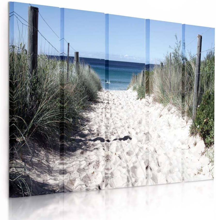 Feeby Bilder 5 Teile Düne 200x100 cm Typ C Wohnzimmer Schlafzimmer Büro Flur Küche Wandbilder Modern