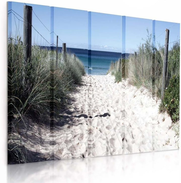 Feeby Bilder 5 Teile Düne 200x100 cm Typ C Wohnzimmer Schlafzimmer Büro Flur Küche Wandbilder Modern