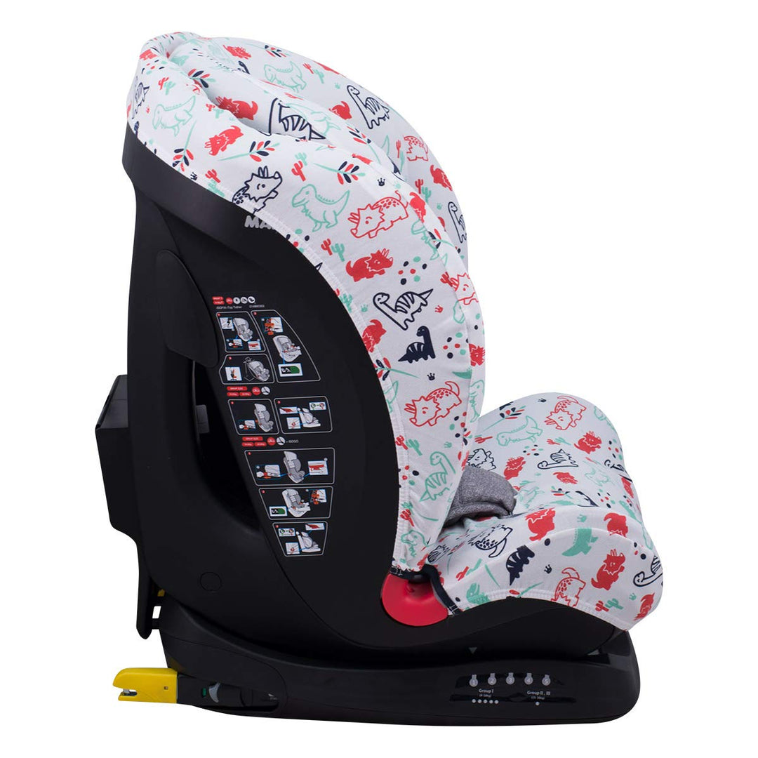JYOKO KIDS Bezug kompatibel mit Bebeconfort, Maxi Cosi Titan Nomad, GB Everna (Dino Party) Titan Nom