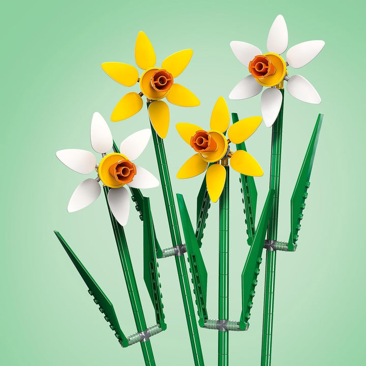 LEGO Creator Narzissen, Künstliches Blumen-Set für Kinder, Blumenstrauss Bausatz & Creator Lotusblum