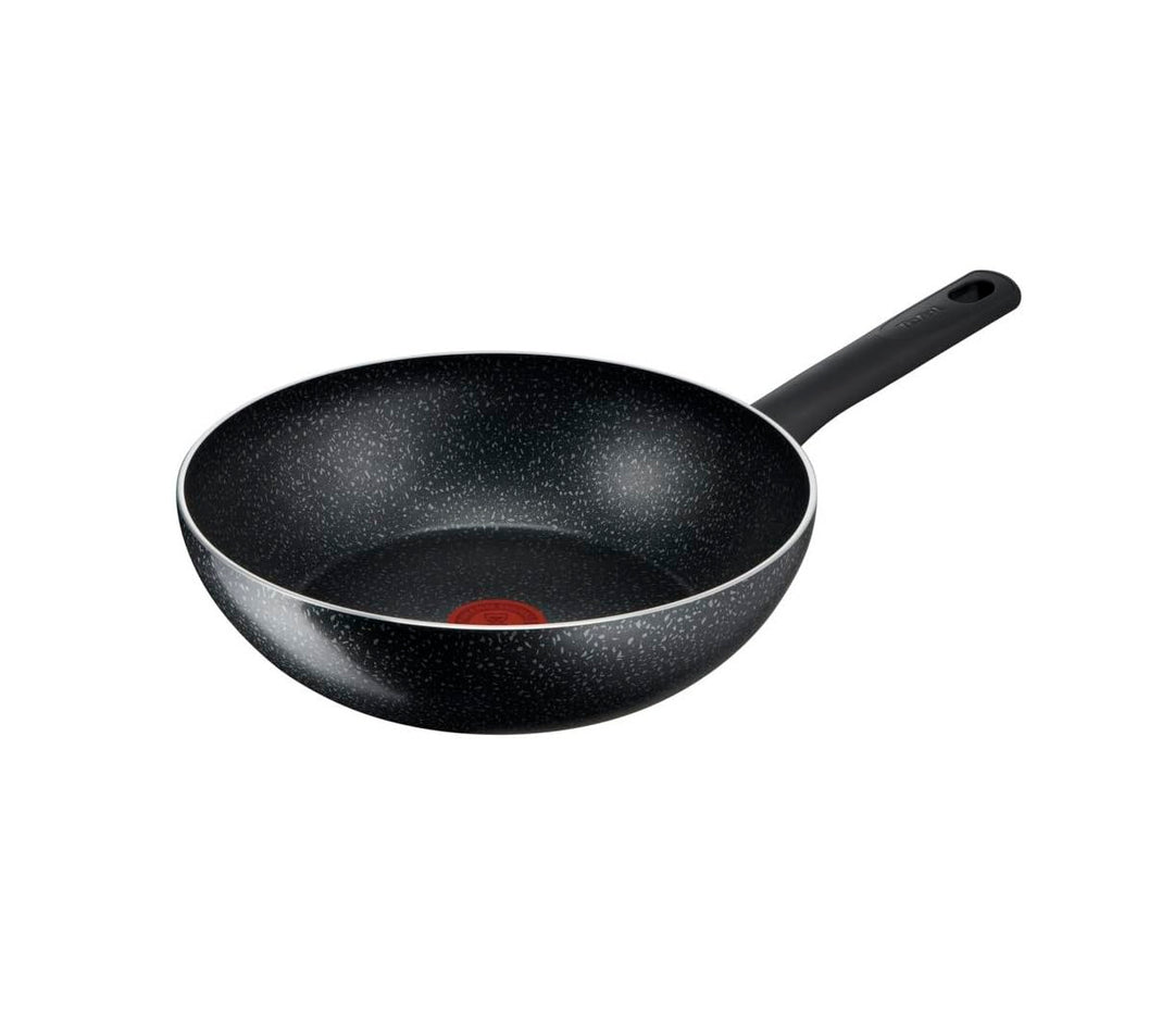 Tefal Brut Wokpfanne 28 cm | C28019 | THERMO-SIGNAL™ | gesundes Kochen | sichere Antihaftversiegelun