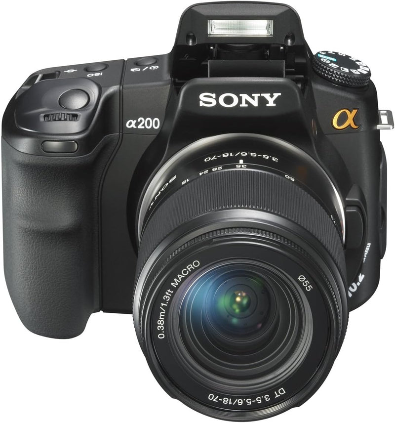 Sony DSLR-A200K SLR-Digitalkamera (10 Megapixel, BIONZ Bildprozessor) inkl. 18-70 mm Objektiv