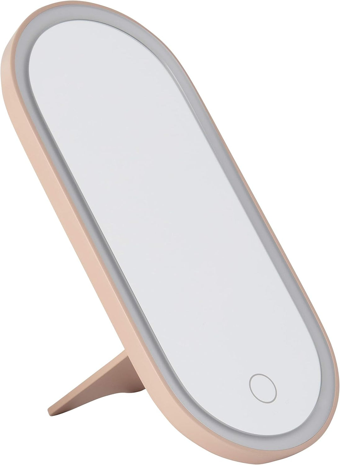 Schminkkoffer mit LED-Spiegel - Dusty Pink