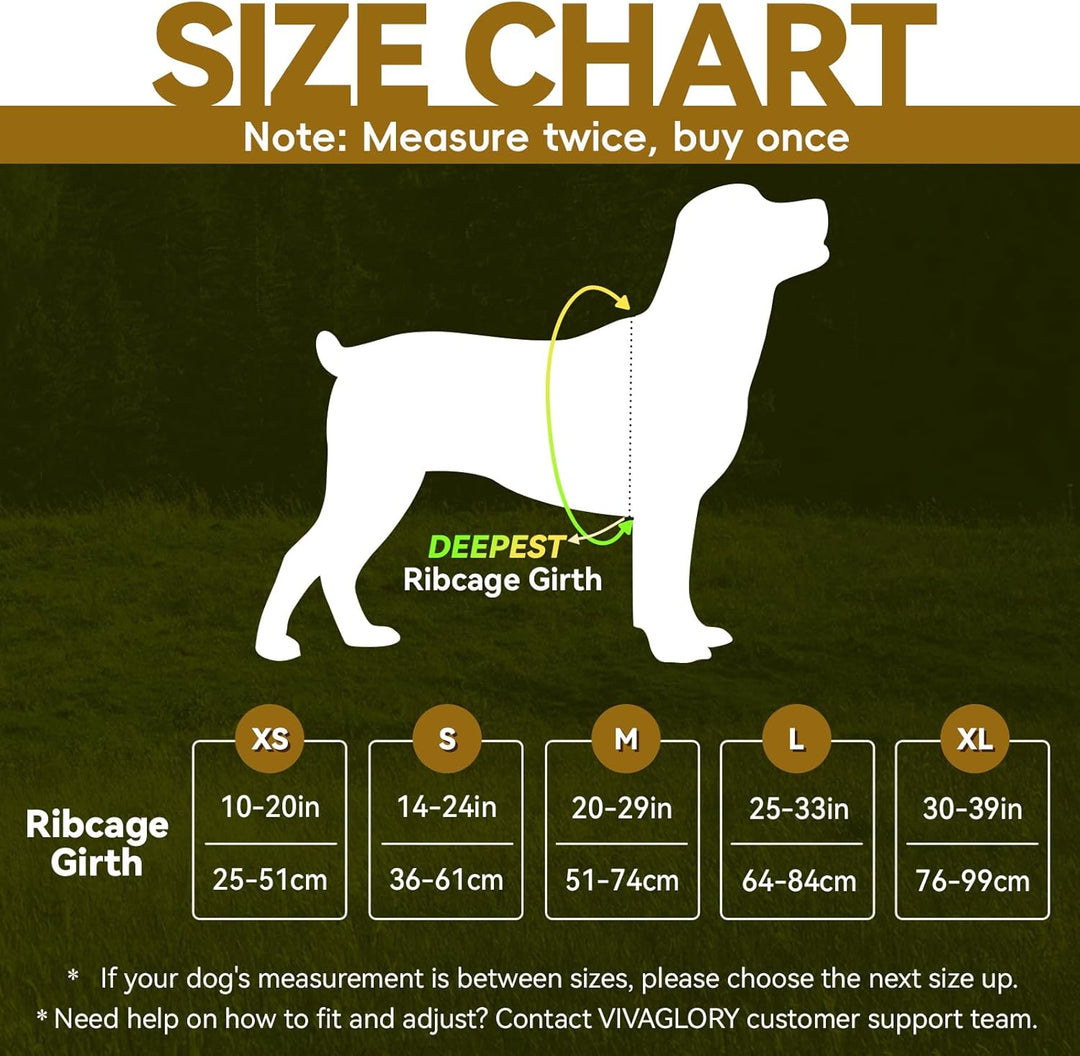 VIVAGLORY Easewalk Hundegeschirr, Anti Zug Hundegeschirr für Training & Spazieren, Anti Zieh Geschir