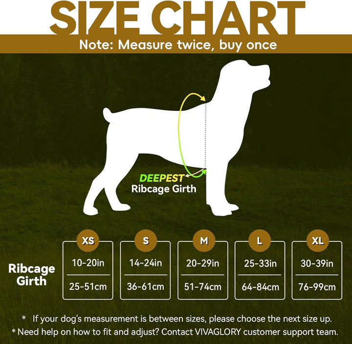 VIVAGLORY Easewalk Hundegeschirr, Anti Zug Hundegeschirr für Training & Spazieren, Anti Zieh Geschir