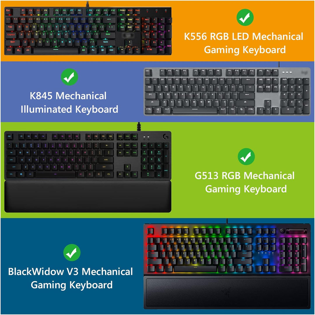 Geekria Tastatur-Staubschutz in voller Grösse, transparente Acryl-Tastaturabdeckung für mechanische