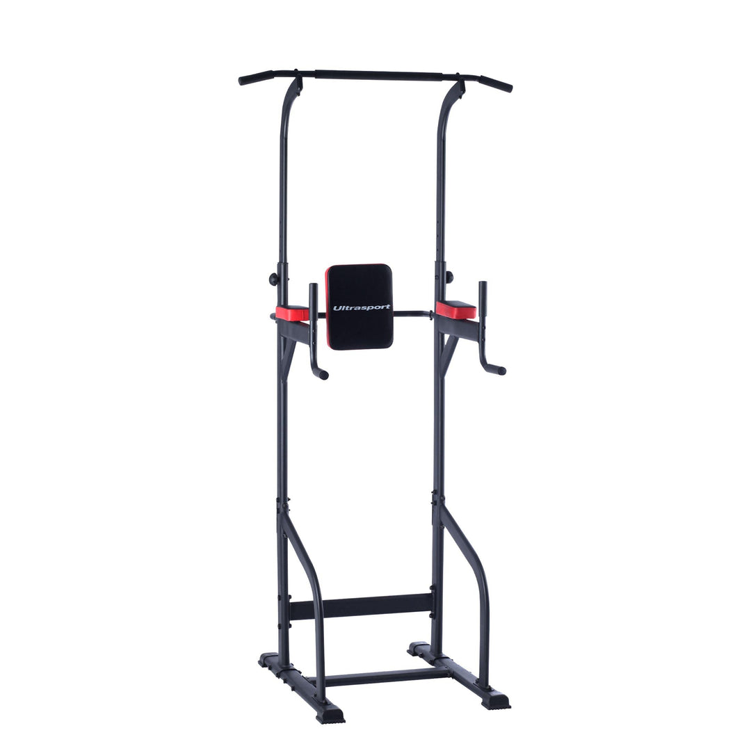 Ultrasport Power Tower/Power Rack, multifunktionale Kraftstation, für ein vielseitiges Training, Lat