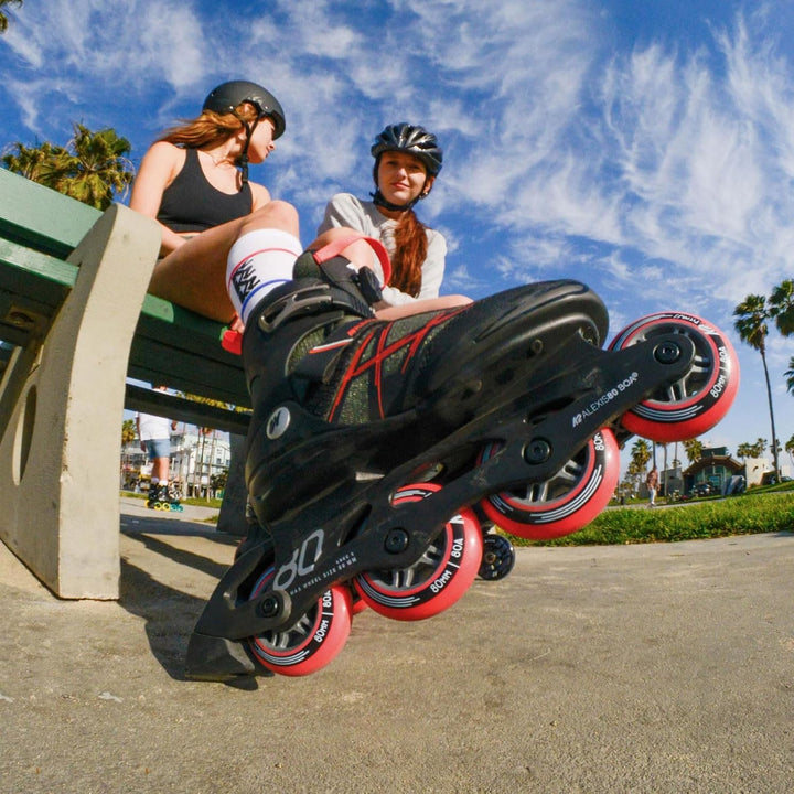 K2 Damen Alexis 80 Boa Inline Skates EU: 37 (UK: 4.5 / US: 7) grey - coral, EU: 37 (UK: 4.5 / US: 7)