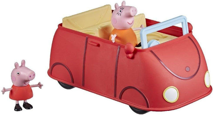 Peppa Pig Peppas rotes Familienauto mit Sprach- und Soundeffekten, enthält 2 Figuren, Vorschulspielz