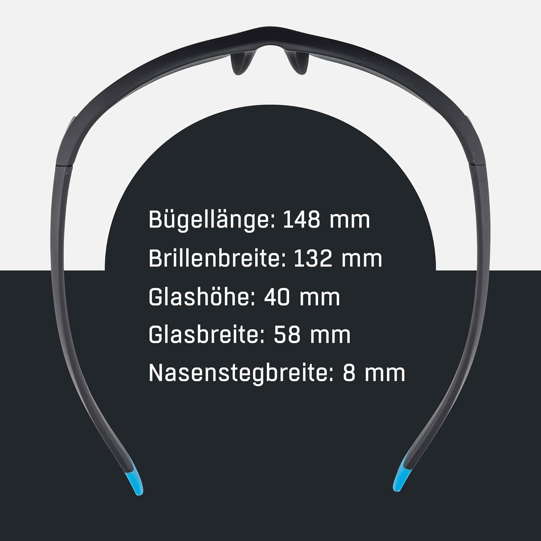 ALPINA FLEXXY YOUTH HR - Verspiegelte und Bruchsichere Sonnenbrille Mit 100% UV-Schutz Für Kinder bl