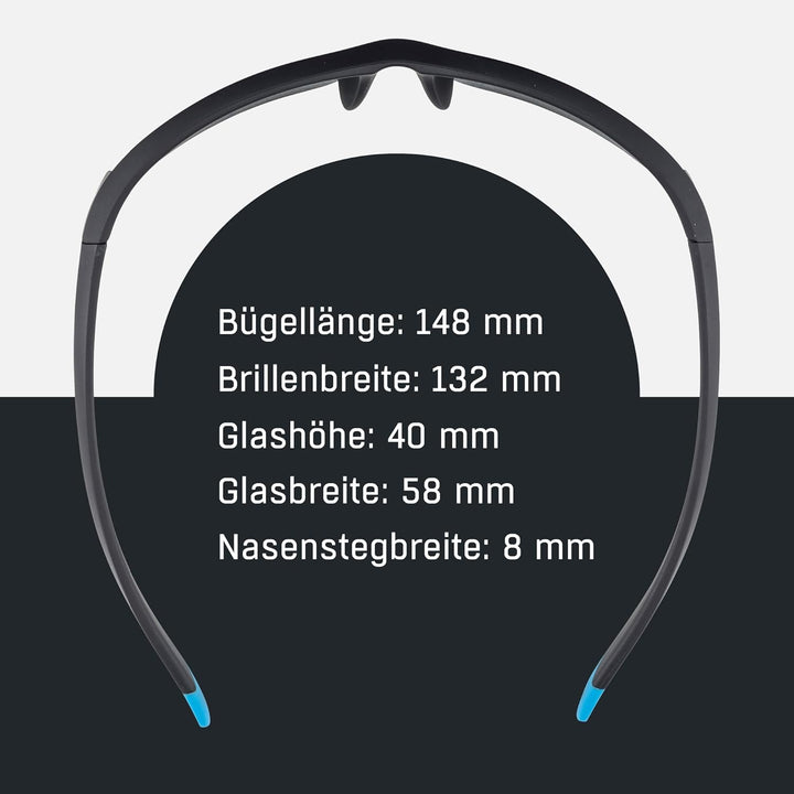 ALPINA FLEXXY YOUTH HR - Verspiegelte und Bruchsichere Sonnenbrille Mit 100% UV-Schutz Für Kinder bl