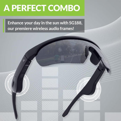 Avantree SG188 Bluetooth 5.1 Smart Audio Sonnenbrille für Herren, UV400-Schutz & Polarisierte Brille