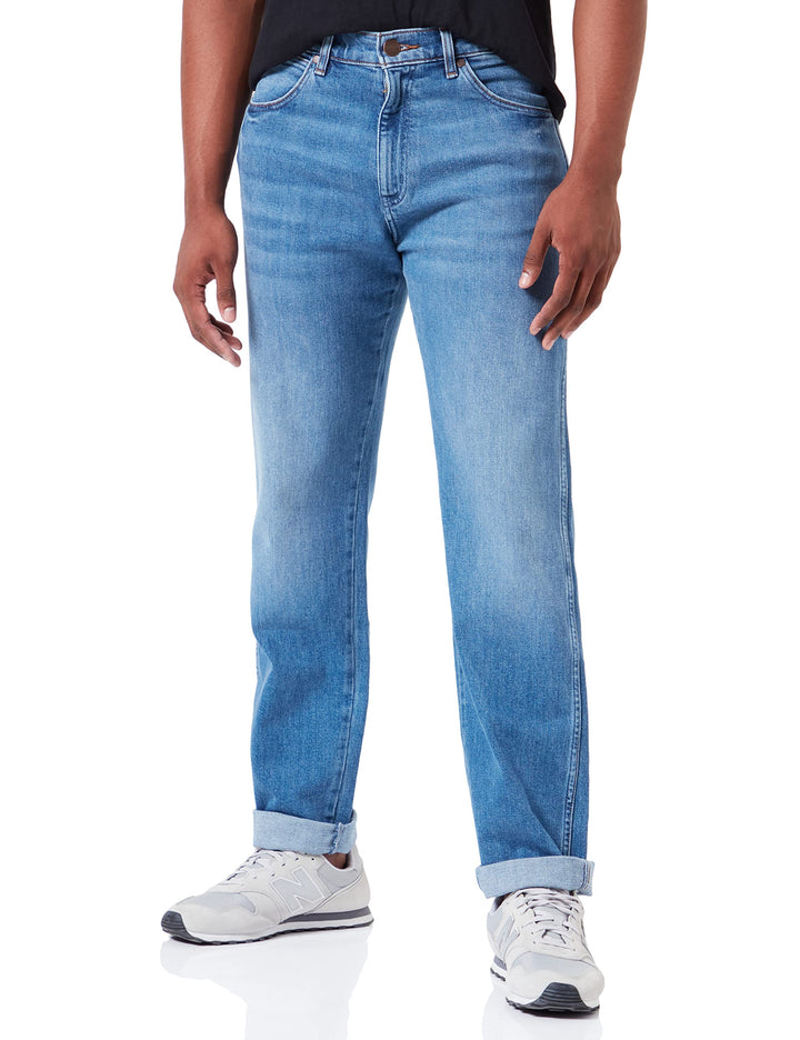 Wrangler Herren Frontier Jeans 28W / 32L Blau, 28W / 32L Blau