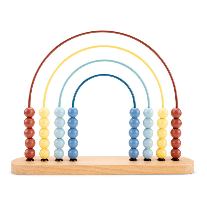 Woet® Holz Abakus Kinder, Regenbogen Zählrahmen, Montessori Rechnen Lernen, Vorschule Zahlenverständ