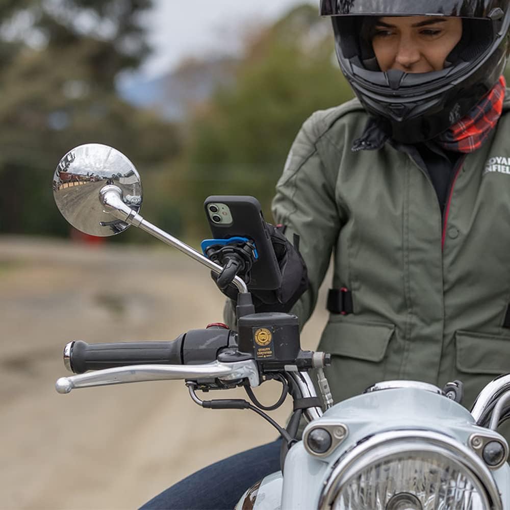Quad Lock Spiegelhalterung für Motorrad/Motorroller für iPhone und Samsung Galaxy-Handys Mirror Moun