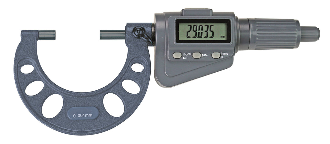 CNC QUALITÄT Digital Bügelmessschraube 65-100 mm - mit Friktionsratsche - Messweg 35 mm - DIN 863