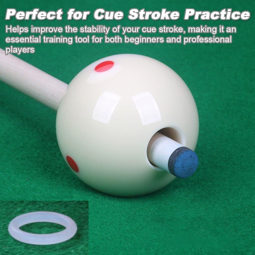 Billard-trainingsball, Billard-queueball Loch, Billard-übungsball, Zielhilfe, Snooker-übungshilfe, Z