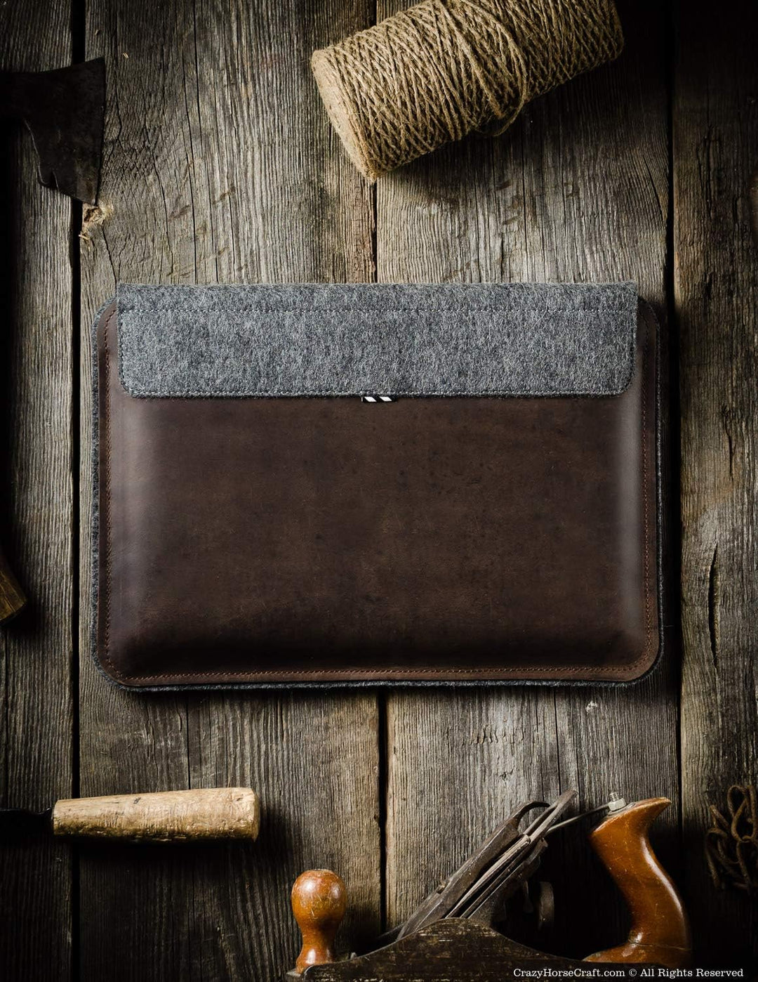 Etui/Hülle für MacBook Pro 13/14 / 15/16 Zoll - Wood Brown - Kompatibel mit MB Air 13/15 inch M1 M2