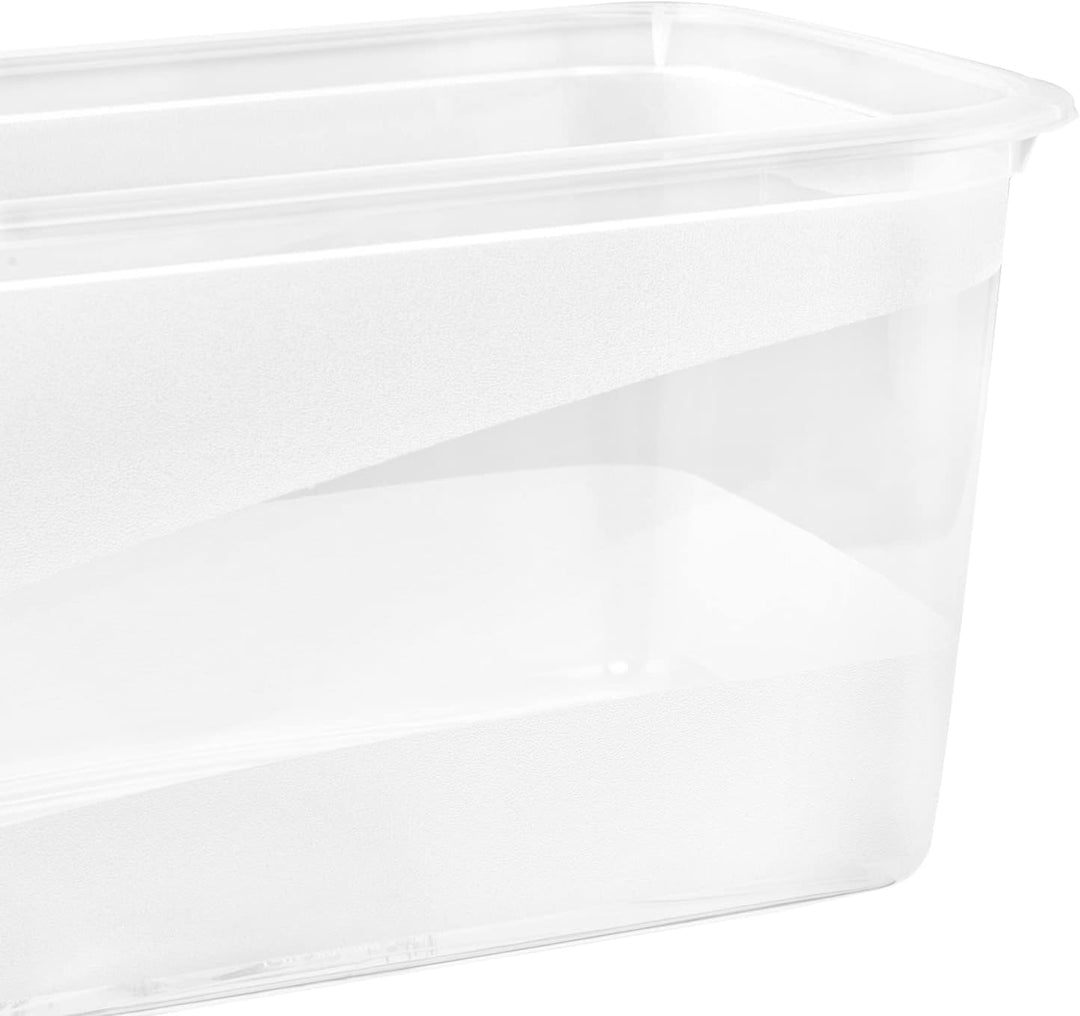 keeeper Tiefkühldosenset 2-teilig, Wiederbeschreibbarer Deckel, 2 x 2 l, 20,5 x 15,5 x 10,5 cm, Mia