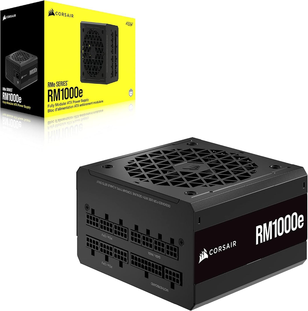 Corsair RM1000e (2023) Vollmodulares, Geräuscharmes ATX-Netzteil - ATX 3.0- Und PCIe 5.0-kompatibel