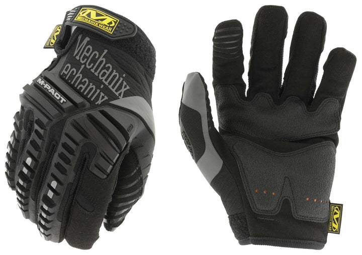 Mechanix Herren M-pact HANDSCHUH M PACT SCHWARZ GRAU GR L, SCHWARZ/GRAU, L (1 Paar) EU L (2er Pack)