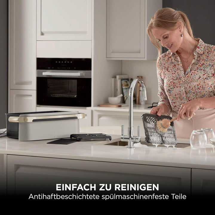 Ninja Foodi FlexDrawer Heissluftfritteuse, Dual Zone, verwandelt sich in MegaZone, 10,4 L, Dual Zone