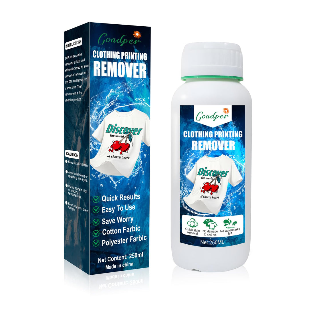 DTF -Reinigungslösung Kompatibel mit DTF Remover mit Textilien，DTF Film Transfer Tinte für DTF Tinte