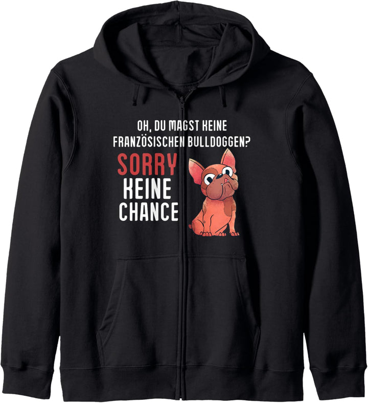 Frenchie Hundebesitzer Hunde Lustiges Französische Bulldogge Kapuzenjacke