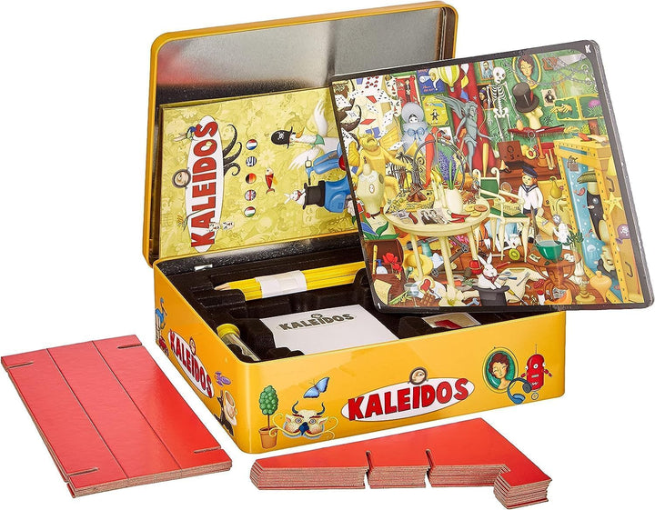 KALEIDOSGAMES Kaleidos - Das Spiel der verborgenen Bilder - Metallbox