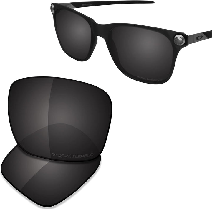 Saucer Premium Ersatzgläser für Oakley Apparition OO9451 Sonnenbrille High Definition - Carbon Black