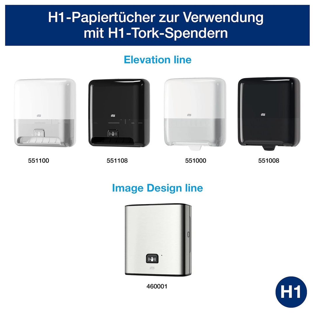 Tork Matic Rollenhandtuch Advanced 290067 - H1 Papierhandtücher für Rollenhandtuchspender & Mild Duf