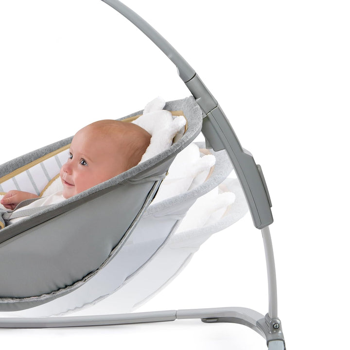 Ingenuity, Bella Teddy Schaukelstuhl und -sitz mit Vibrationen, Musik, Naturgeräuschen und Lautstärk