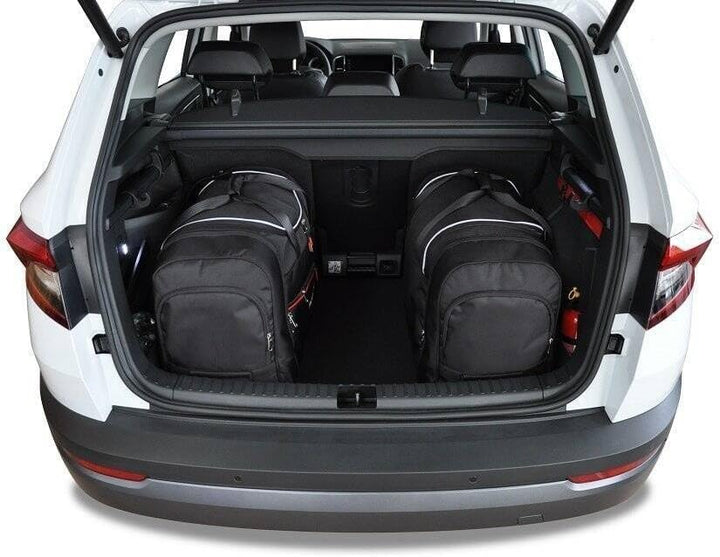 KJUST Dedizierte Kofferraumtaschen 4 STK kompatibel mit Skoda KAROQ I 2017+