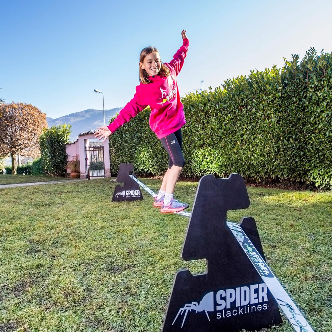 Outdoor-Kit Custom Slackline für Anfänger - für den Einsatz im Freien ohne Bäume - Enthält: 1 indivi