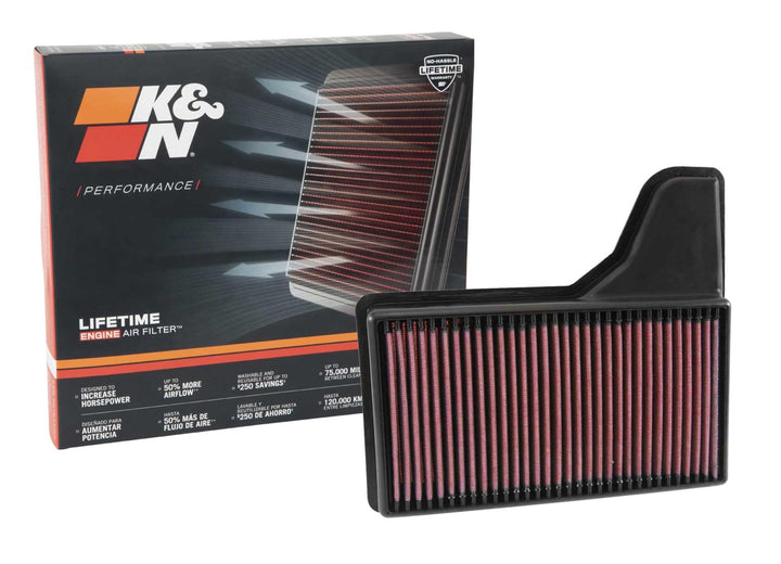 K&N 33-5029 Motorluftfilter: Hochleistung, Prämie, Abwaschbar, Ersatzfilter,Erhöhte Leistung, 2015-2