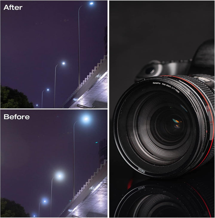 Haida 77 mm Nebel Black 1/4 Filter Diffusion Effect Soft Glow Lens Filter (NanoPro Series), 77 mm