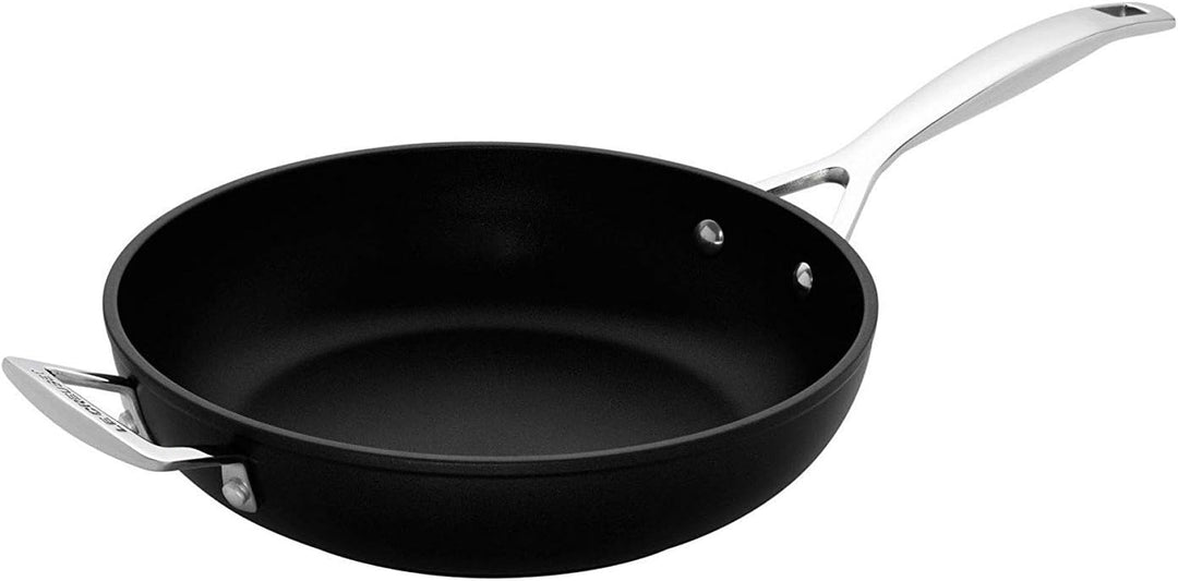 LE CREUSET Aluminium-Antihaft hohe Pfanne mit Gegengriff, Ø 26 cm, Für alle Herdarten inkl. Induktio