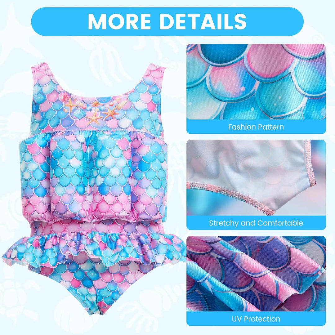 Badeanzug Baby Mädchen mit Floatation Kleinkind Schwimmtraining Hilfe Schwimmende Badeanzug EIN Stüc
