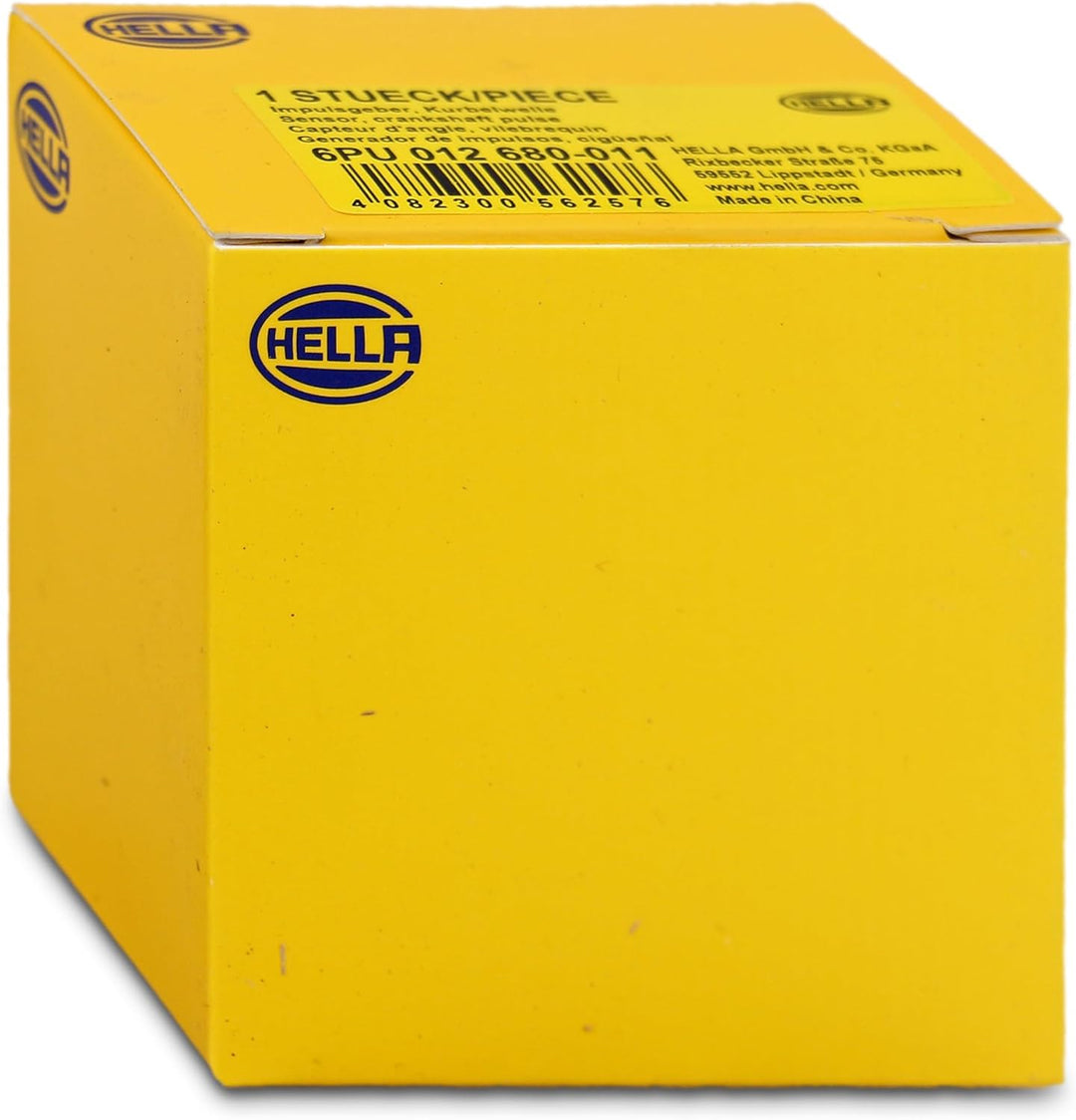 HELLA 6PU 012 680-011 Impulsgeber, Kurbelwelle - 12V - 3-polig - ohne Kabel Single, Single