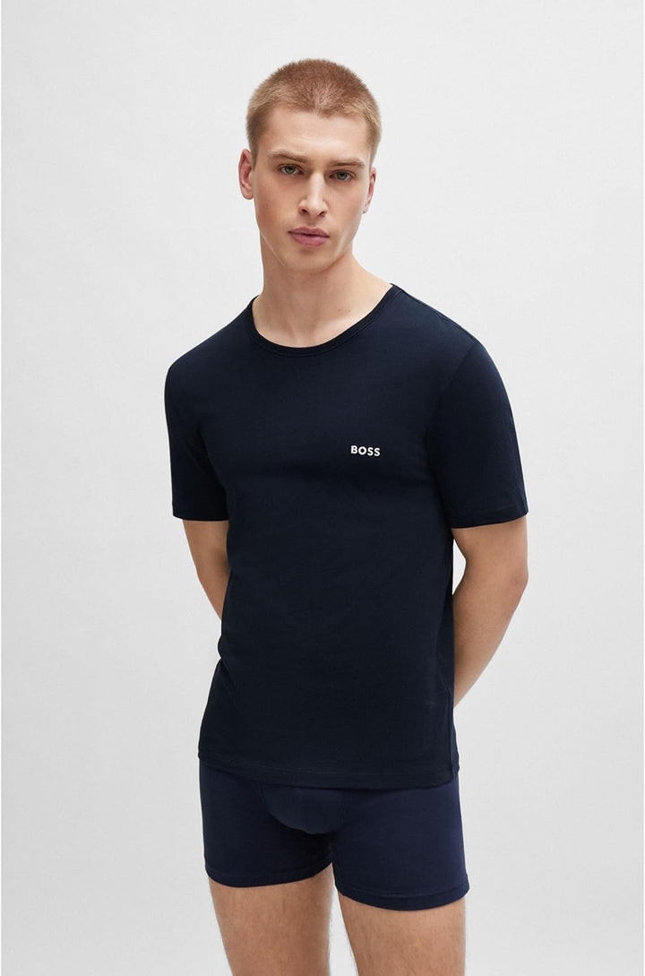 BOSS Herren TShirtRN 3P Classic Dreier-Pack T-Shirts aus Baumwolle mit Logo-Stickerei M Open Miscell