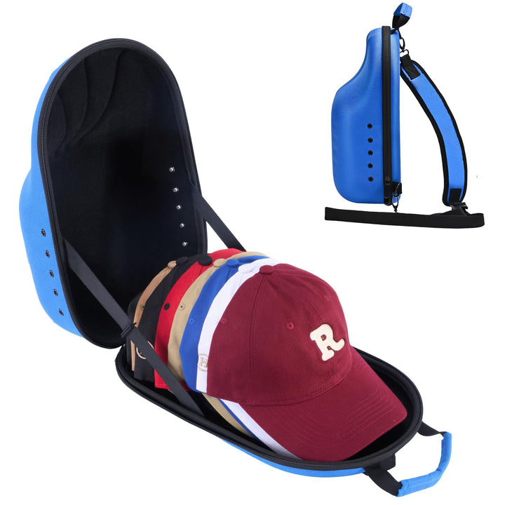 ProCase Baseball Cap Organizer, Hut Reise Case Hat Carrier Aufbewahrungstasche für 6-7 Caps, Huthalt