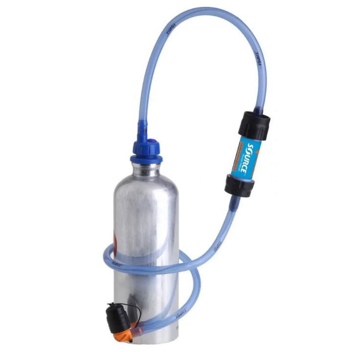 Source Ltd. Convertube+Sawyer Filter, 2023 transparent blue, transparent blue