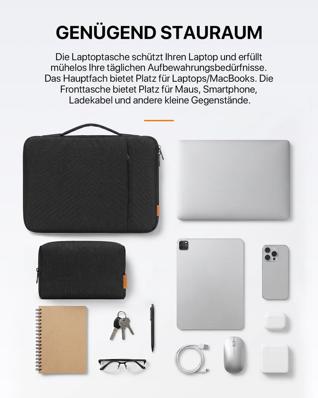 DOMISO Laptoptasche Hülle Stossfest Wasserdicht Laptop Sleeve PC Case Notebook Schutztasche,LP07 13