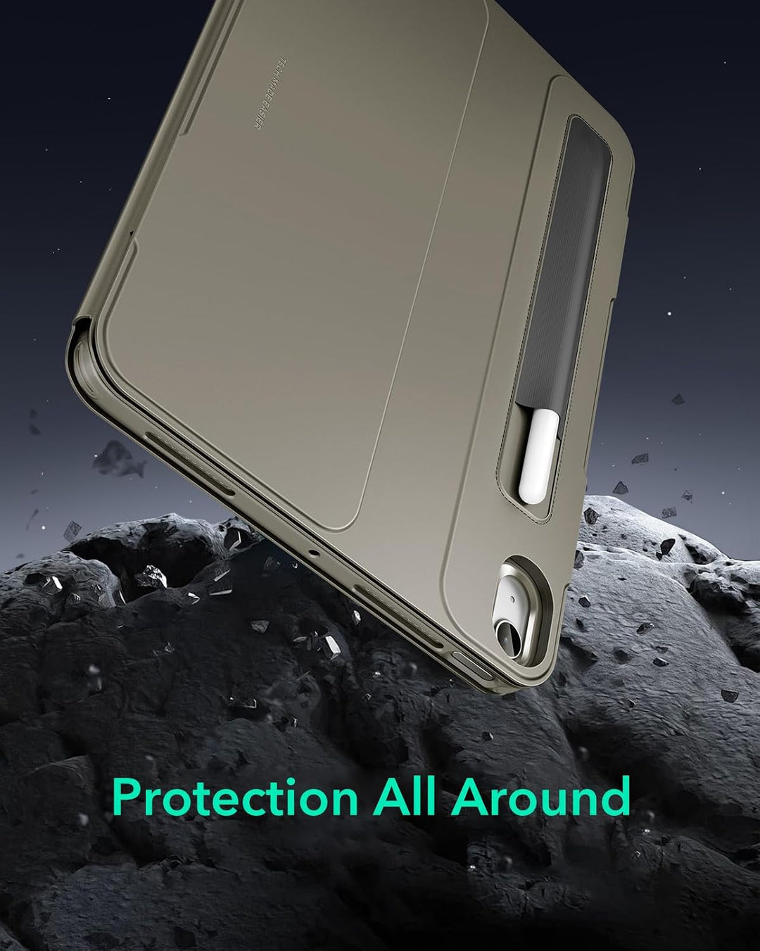 ESR Hülle für iPad Air 11 Zoll M4/M3/M2, iPad Air 8/7/6/5/4 (2026/2025/2024/2022/2020), drehbare Hül