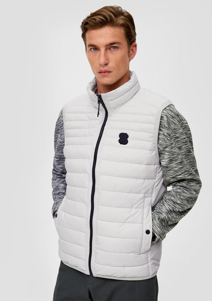 s.Oliver Herren Outdoor Weste, Grau