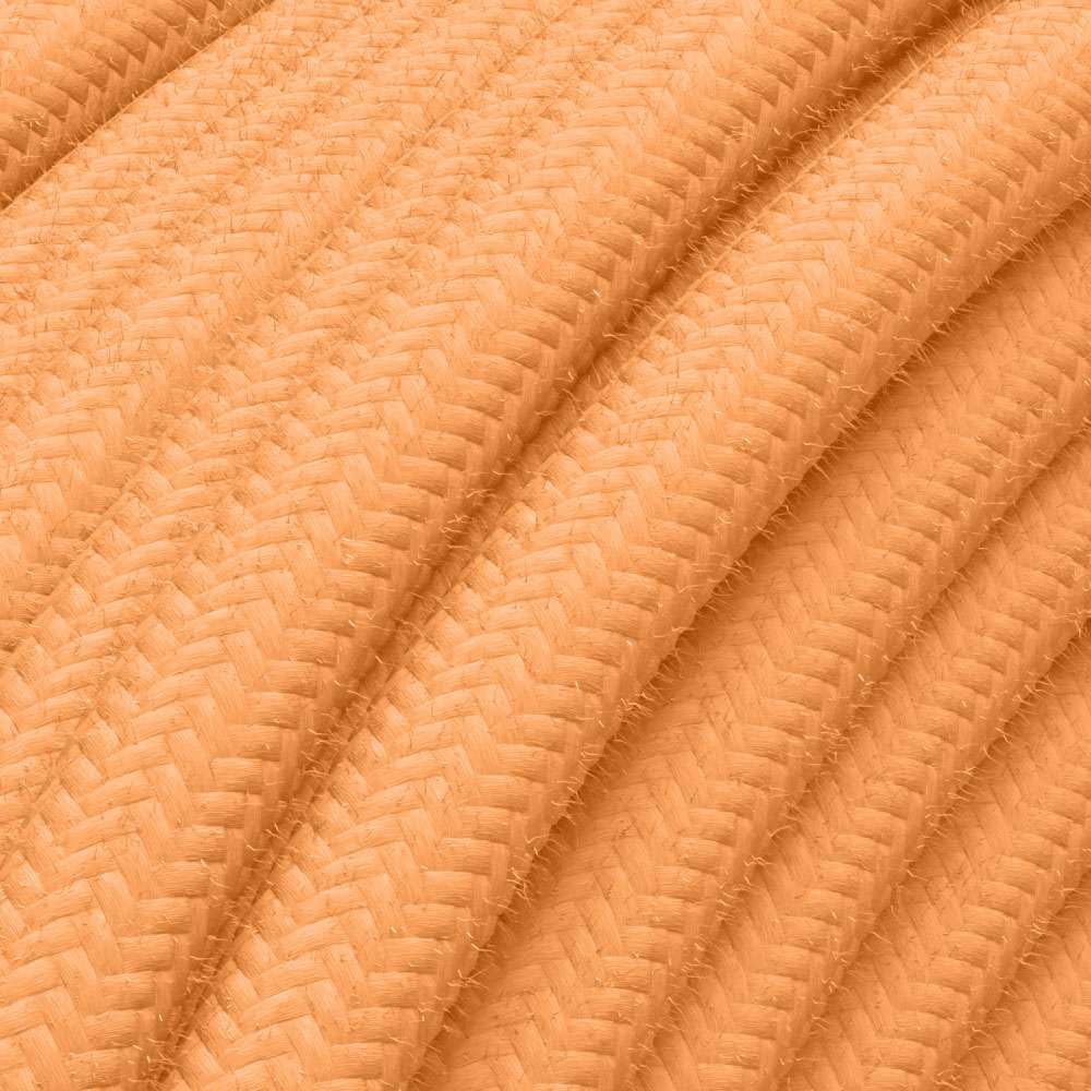 Textilkabel für Aufputz-Elektroinstallation, Rundkabel, dreiadrig (3×1.5mm²), Salmon - 50 Meter 50 M