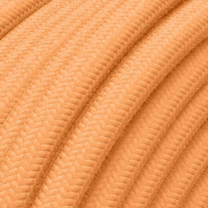 Textilkabel für Aufputz-Elektroinstallation, Rundkabel, dreiadrig (3×1.5mm²), Salmon - 50 Meter 50 M