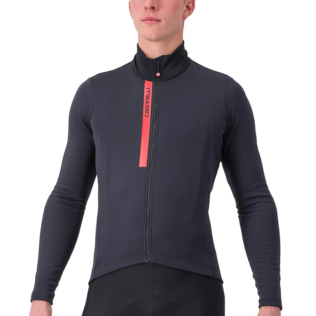 CASTELLI Unisex Entrata Th Jersey T-Shirt M Light Black/Red, M Light Black/Red