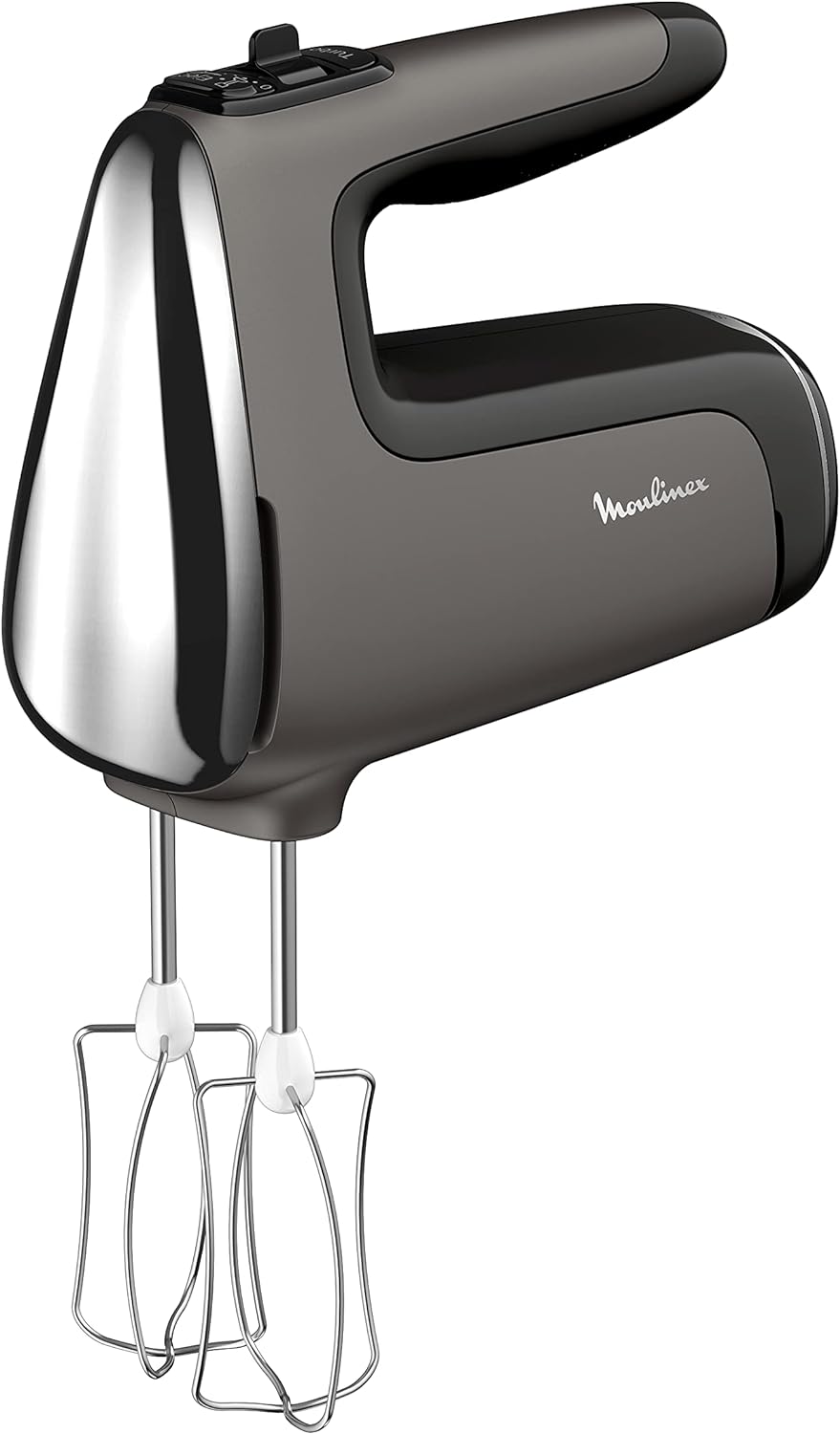 Moulinex Powermix Silence HM650 Knetmaschine, 600 Watt, einstellbare Geschwindigkeiten mit Turbo-Fun
