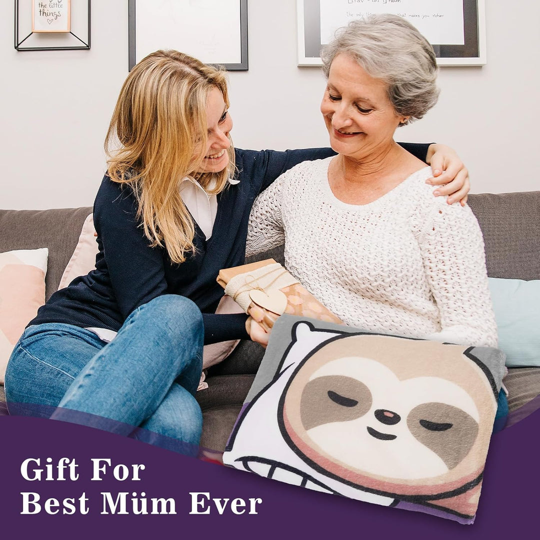 Geschenk für Mama, Lustig Geschenk für Mama Kuscheldecke zum Muttertag Geburtstag Valentinstag Weihn